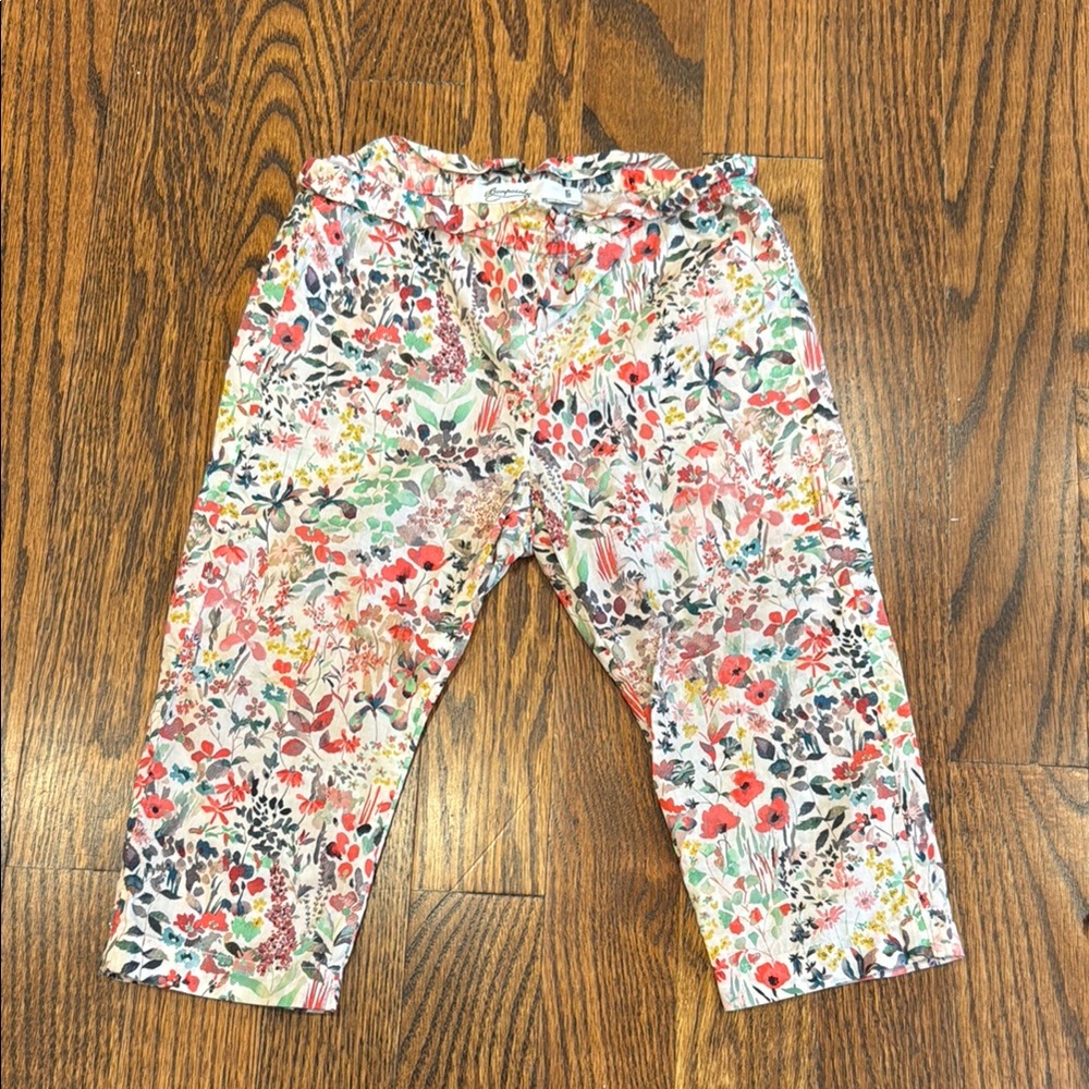 Bonpoint Floral Print Kids Pants
